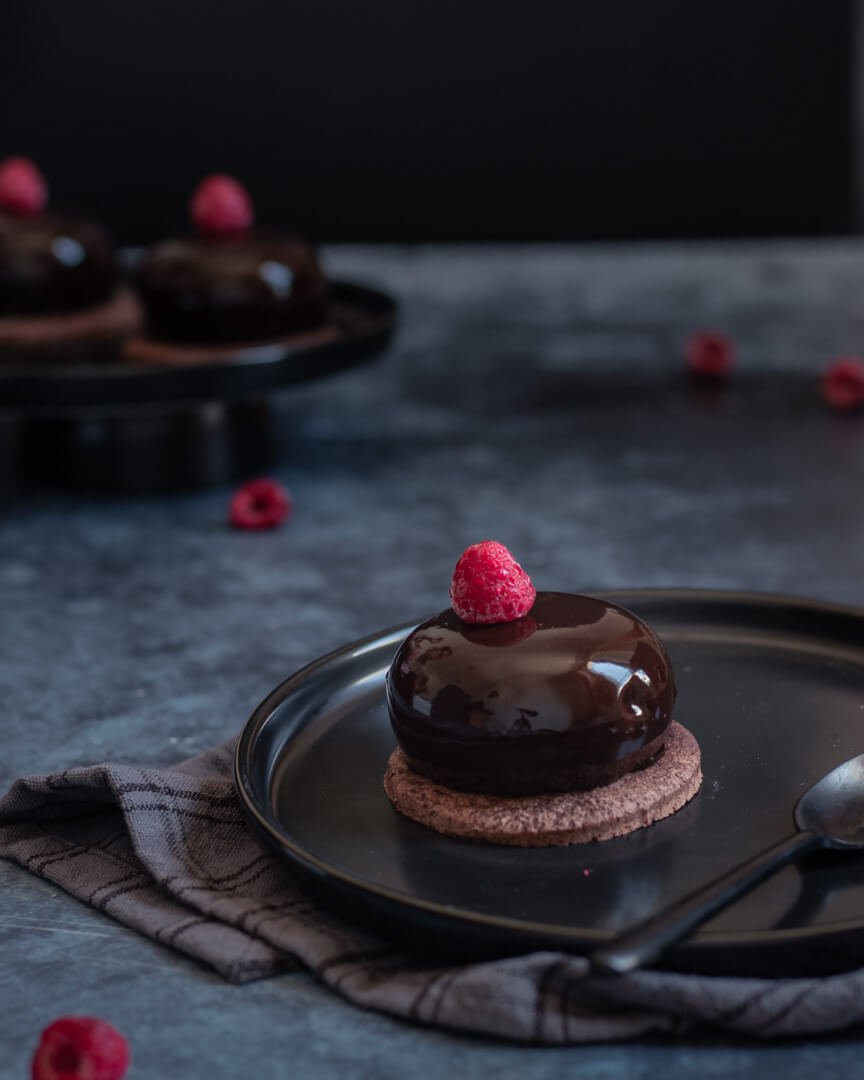 resette Entremets Chocolat Framboise