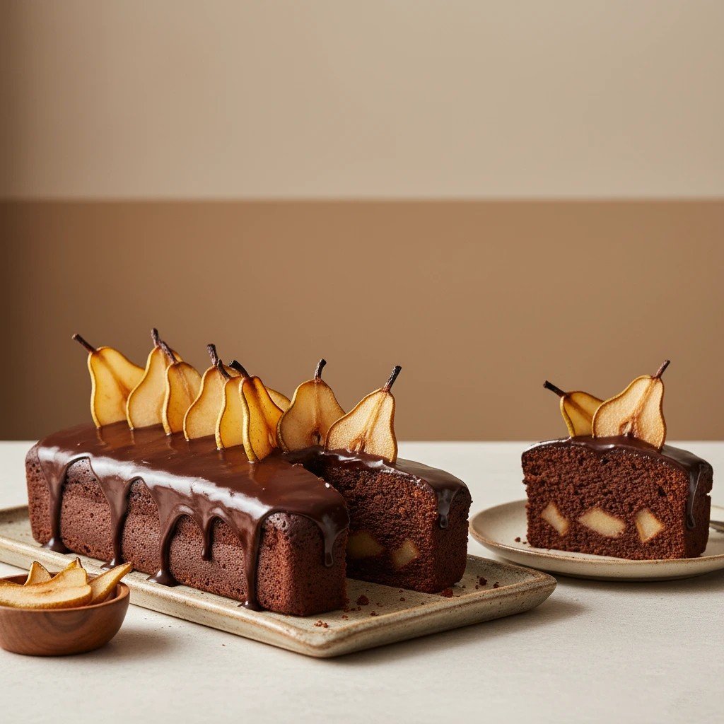 Gâteau poire chocolat fondant – recette gourmande Dream Pastry