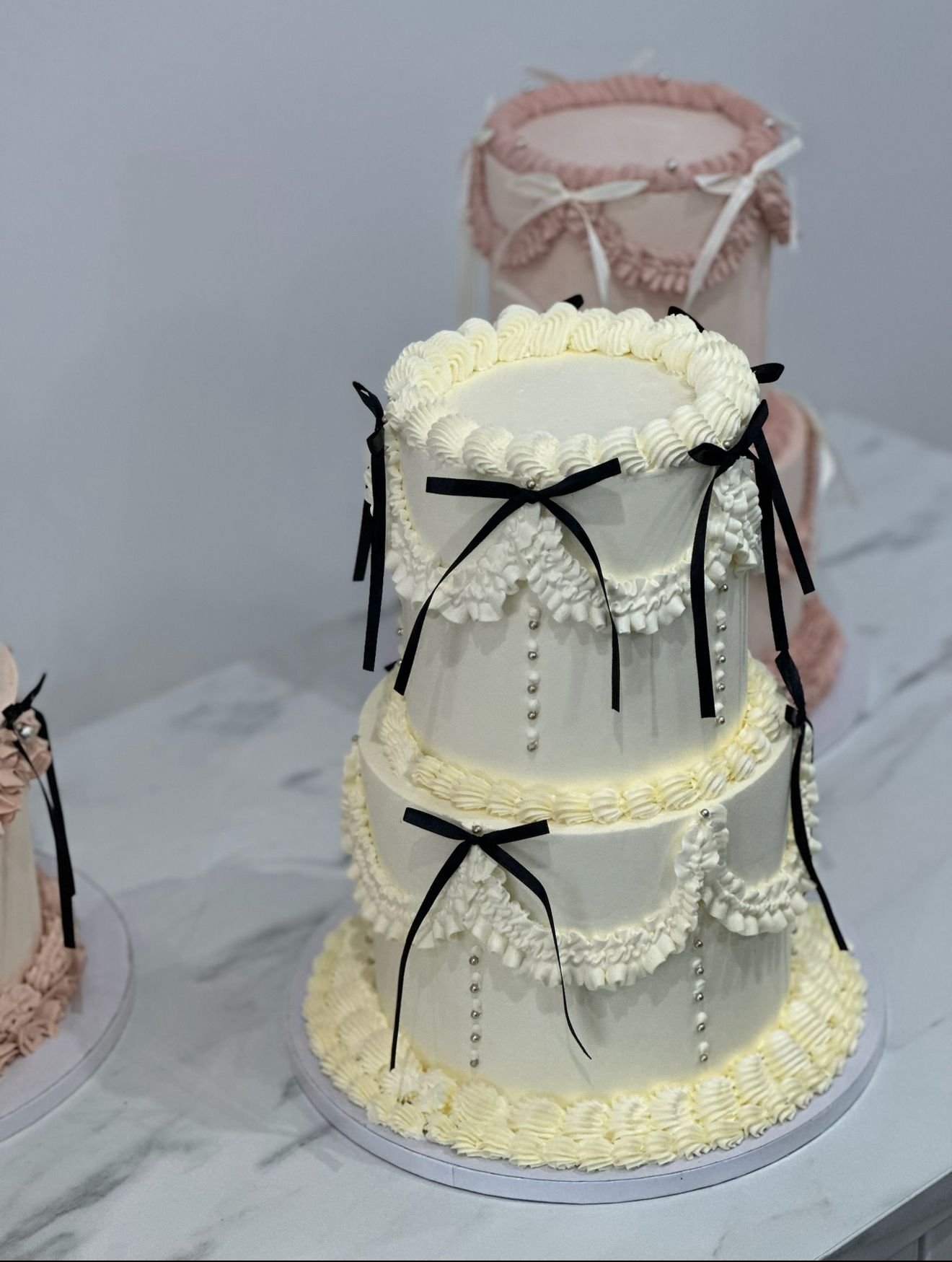 Vintage cake - formation cake design Dream Pastry Rosny-sous-Bois
