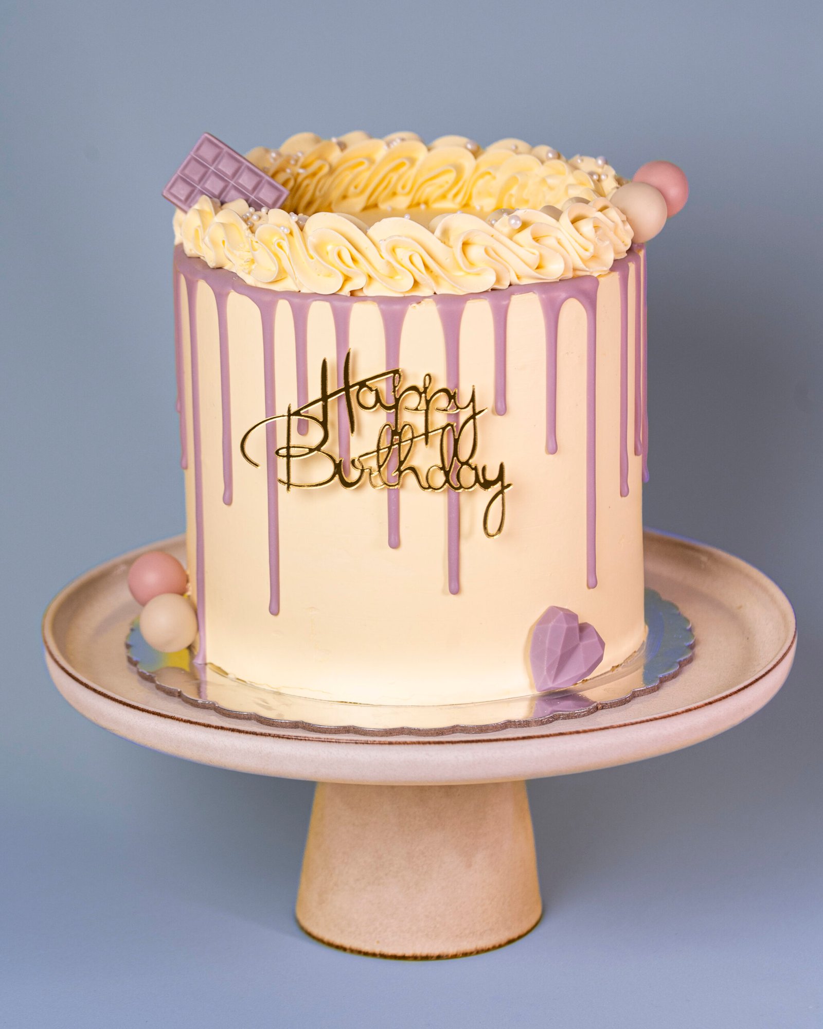 recette layer cake coupé montrant les couches intérieures