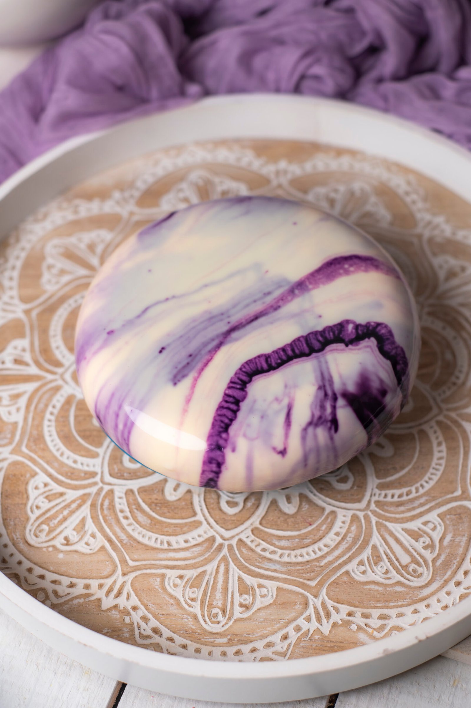 Recette Entremet gourmand avec glaçage miroir