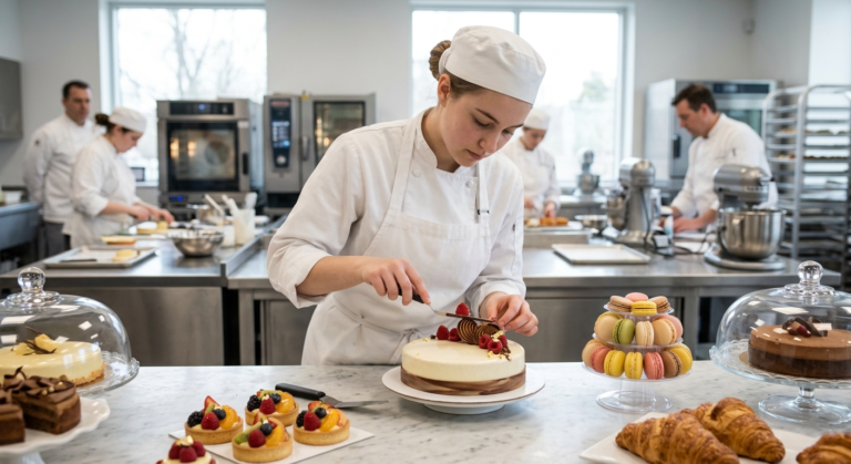 formation pâtisserie en présentiel avec encadrement