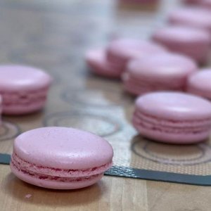 macaron à la framboise